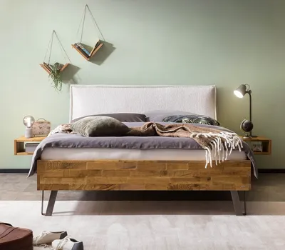 Produktbild von HASENA Factory Line Bett Cone 23 Jeno Eiche uniq clear 180x200