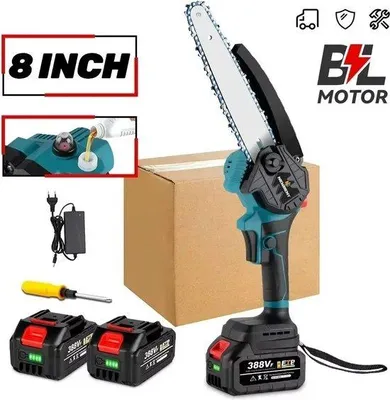 Image de Tronçonneuse sans fil 8 pouces, 2 batteries incluses