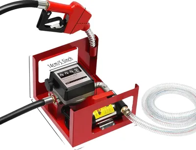 Produktbild von Selbstansaugende Diesel-Pumpe, 550W Leistung, 60L/min Durchflussrate, 230V, Rot, EU