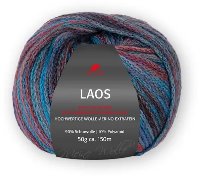 Produktbild von Laos Merinogarn von Pro Lana 50g Farbe 85