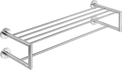 Produktbild von BEO Doppelhandtuchhalter Edelstahl matt 655x160x225 mm für Bad & Küche >> zum Bohren