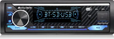 Image de Caliber Autoradio avec Bluetooth - DAB - DAB+ - Autoradio avec USB, SD, AUX, FM - 1 DIN - Mains libres - Port de charge USB - 4 x 100 Watt (RMD058DAB)