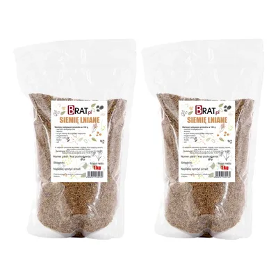 Zdjęcie produktu dla Siemię lniane zestaw 2 x 1kg