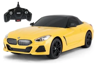 Zdjęcie produktu dla Samochód zdalnie sterowany R/C BMW Z4 Roadster Rastar 1:18, żółty