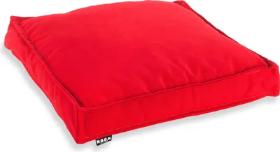 Produktbild von H.O.C.K. Classic Uni Outdoor Sitzkissen - 50x50x5cm Stuhlkissen für Draußen - Wetterfestes Polster Rot