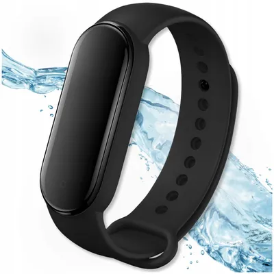 Zdjęcie produktu dla Opaska / pasek ChronSmarta do smartband'a Xiaomi Mi Band 5 / 6 / 7 (Czarny)