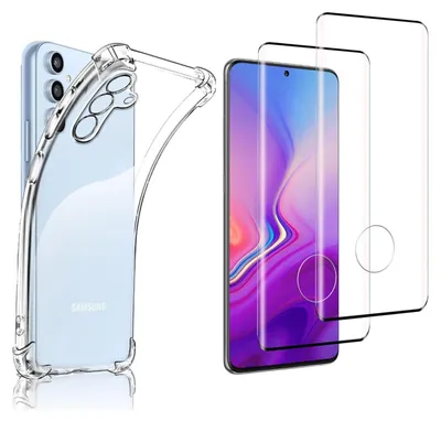 Produktbild von 2 Stück Schutz Glas Vollabdeckung Samsung Galaxy S22 Ultra 5G/4G, 1 Stück Handyhülle Panzerglas Schutzhülle