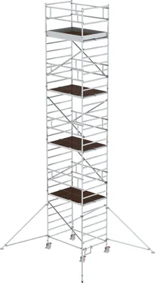 Produktbild von Günzburger Rollgerüst mit Auslegern und Doppelplattform 1,35x1,80m Plattform, 10,40m AH