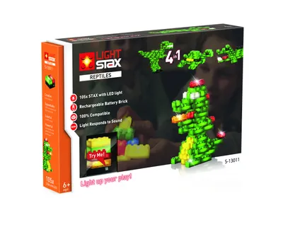 Produktbild von Light Stax Reptiles Steckspiel; S-13011