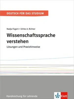 Obrázek produktu pro Wissenschaftssprache verstehen. Lösungen und Praxishinweise. Handreichung für Lehrende