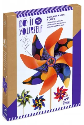Produktbild von Do it yourself - 4 Windräder zum Basteln 'Punkte'