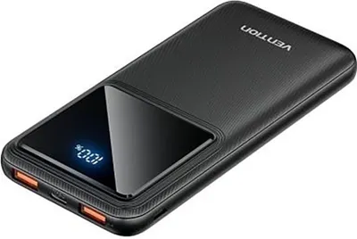 Immagine prodotto di Powerbank, Vention, Fhkb0, 10000Mah, Micro-Usb, Usb-C, 2Xusb-A, 22,5W (Czarny)