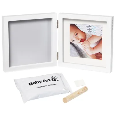 Zdjęcie produktu dla Baby Art My Baby Style Frame Grey, Odlew rąk/stóp, Biały