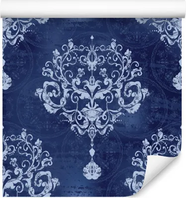 Zdjęcie produktu dla Tapeta Dekoracja ścienna Abstrakcja 3D ornamenty damasceńskie idealna do Salonu