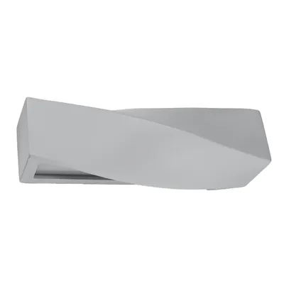 Productafbeelding van Kinkiet SIGMA, grijs-wit, 1xE27x60W, keramiek/gips, afmetingen: 11x42x11cm, IP20, merk: Sollux Lighting