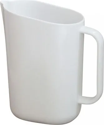 Produktbild von Getränke Saft Milk Krug Kanne Karaffe Kühlschrank Melamin 2 Liter Weiß Gastro