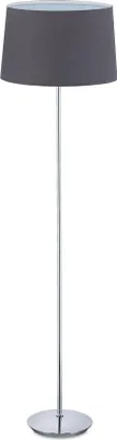 Image de Lampadaire avec abat-jour en tissu