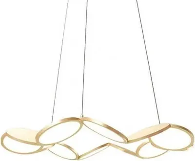 Zdjęcie produktu dla Betaspots - nowoczeny żyrandol LED złoty 81cm