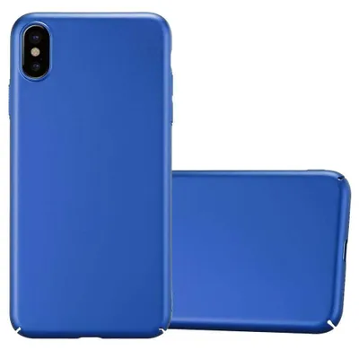 Image de Cadorabo Housse pour Apple iPhone XS MAX Housse de protection en bleu Hard Case Handy Etui