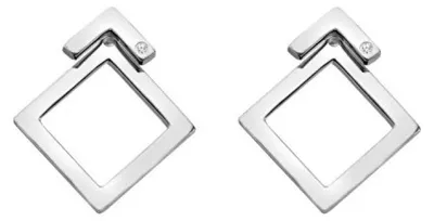 Produktbild von Silberohrringe mit Diamanten, Paar DE887