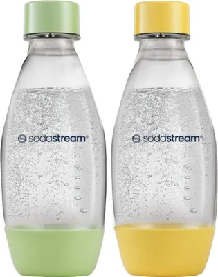 Produktbild von Kunststoffflasche FUSE grün/gelb 0,5L