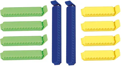 Immagine prodotto di Wüllner+Kaiser 5085 Clip di chiusura per borse, multicolore, 10 pezzi (1 set)