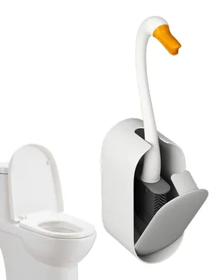 Image de Support mural pour brosse de toilette compacte