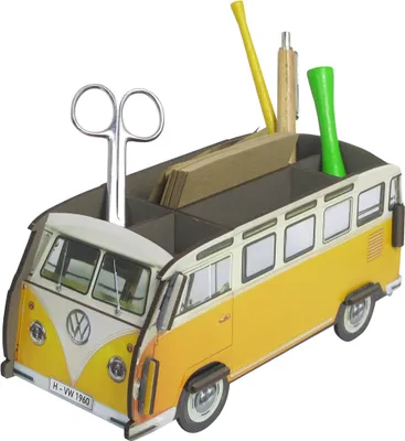 Produktbild von Stiftebox VW T1 gelb