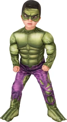 Produktbild von Marvel Hulk Deluxe Muskel-Kinderkostüm
