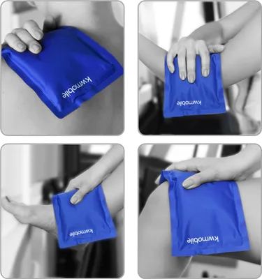 Produktbild von kwmobile Kalt Warm Kompresse - Gel-Pad 2er-Pack - Beutel kühlend wärmend - Gelbeutel wiederverwendbar - Hot & Cold Pack - Wärme Behandlung - Kälte