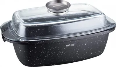 Zdjęcie produktu dla Kinghoff brytfanna marmurowa 5.5l 33cm KH1608
