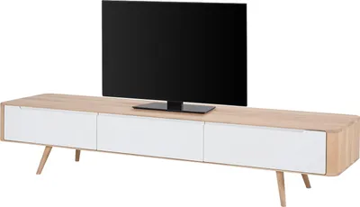 Produktbild von home24 Tv-Lowboard - Wildeiche Teilmassiv