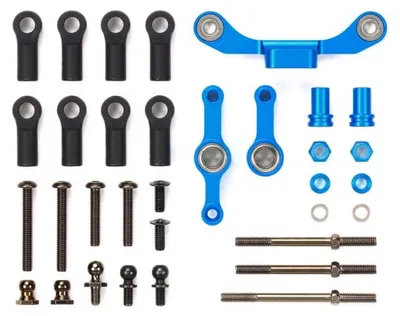 Produktbild von Tamiya 300054965 - TT-02-S Alu Lenkungsset Spurstangen lang - Neu