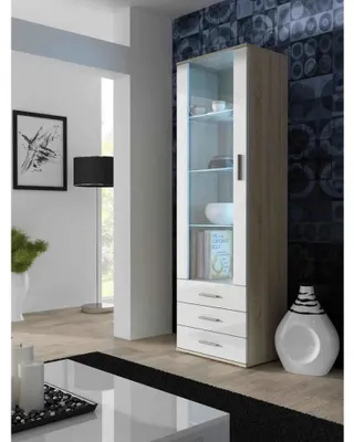 Imagen del producto de Cama SOHOWITS1 DS/BI. Armario de salón con vitrina