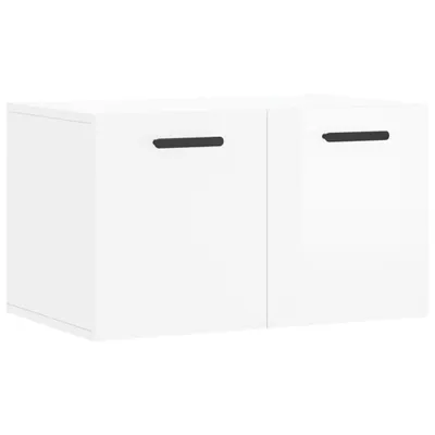 Zdjęcie produktu dla vidaXL Szafka ścienna biały wysoki połysk 60x36,5x35 cm materiał drewnopochodny