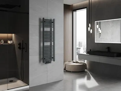 Obrázek produktu pro Mexen Ares koupelnový radiátor 1200 x 400 mm, 442 W, antracit - W102-1200-400-00-66