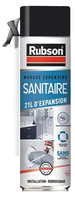 Image de Mousse Expansive Sanitaire 21l Rubson 500ml - Rubson