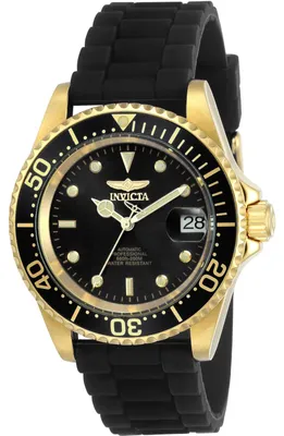 Obrázok produktu pre Invicta Pro Diver 23681 Pánske Hodinky - Automatický Hnací Mechanizmus - Nerezová Oceľ s Čiernym Ciferníkom - 40 mm