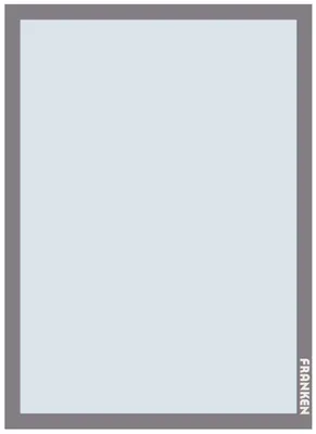 Obrázek produktu pro Franken AR15132, Rám tabule, Stříbrná, A3, Zeď, 470 mm, 10 mm
