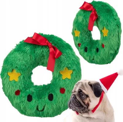 Immagine prodotto di Trixie Xmas Wreath, peluche per cani, 22 cm