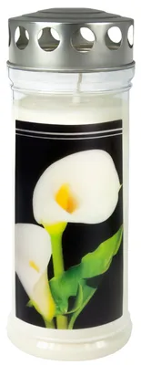 Produktbild von Jeka Gedenkkerze "Calla" 215 x 75 mm 7 Tage