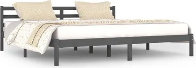 Obrázok produktu pre vidaXL Posteľ z masívneho dreva Borovica 200x200 cm Sivá
