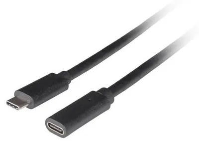 Produktbild von Lanberg CA-USBE-20CC-0015-BK, 1,5 m, USB C, USB C, USB 3.2 Gen 1 (3.1 Gen 1), 5 Gbit/s, Schwarz