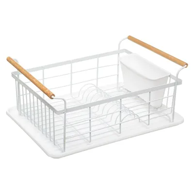 Obrázek produktu pro Odkapávač na dřez 5five Blanc Kitchen Metal White (43 x 32 x 18,6 cm)