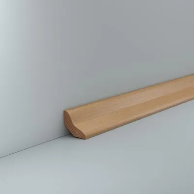 Produktbild von Sockelleiste Hohlkehlleiste Buche 30 x 30 Deckenleiste Abschlussleiste