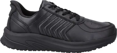 Produktbild von OrthoFeet Navigate Handsfree Slip-In Herrenhalbschuh, Glattleder Black / Schwarz 25002 42