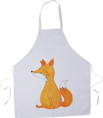Produktbild von Mr. & Mrs. Panda Kochschürze Einhorn Wunsch - Weiß - Geschenk, Unicorn, Schürze, Servierschürze, Fuchs, Küchenschürze, Füchse, Fuchshörnchen, Grillschürze, Küchenzubehör