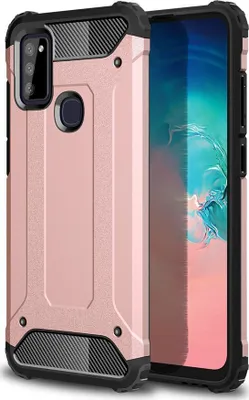 Produktbild von Mobigear Outdoor Samsung Galaxy M51 Hülle Hardcase Backcover Stoßfest - Roségold