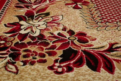 Obrázek produktu pro Tapiso koberec ATLAS moderní červenobéžový obývací pokoj ÖKOTEX 220 x 300 cm