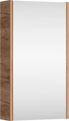 Produktbild von Planetmöbel Spiegelschrank 40 cm Gold Eiche – Kompakter Badezimmerschrank mit Soft-Close-Funktion